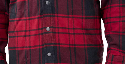 FLANNEL FLEECE LINED HOODED SHIRT JAC