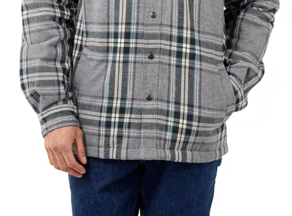 FLANNEL SHERPA LINED SHIRT JAC