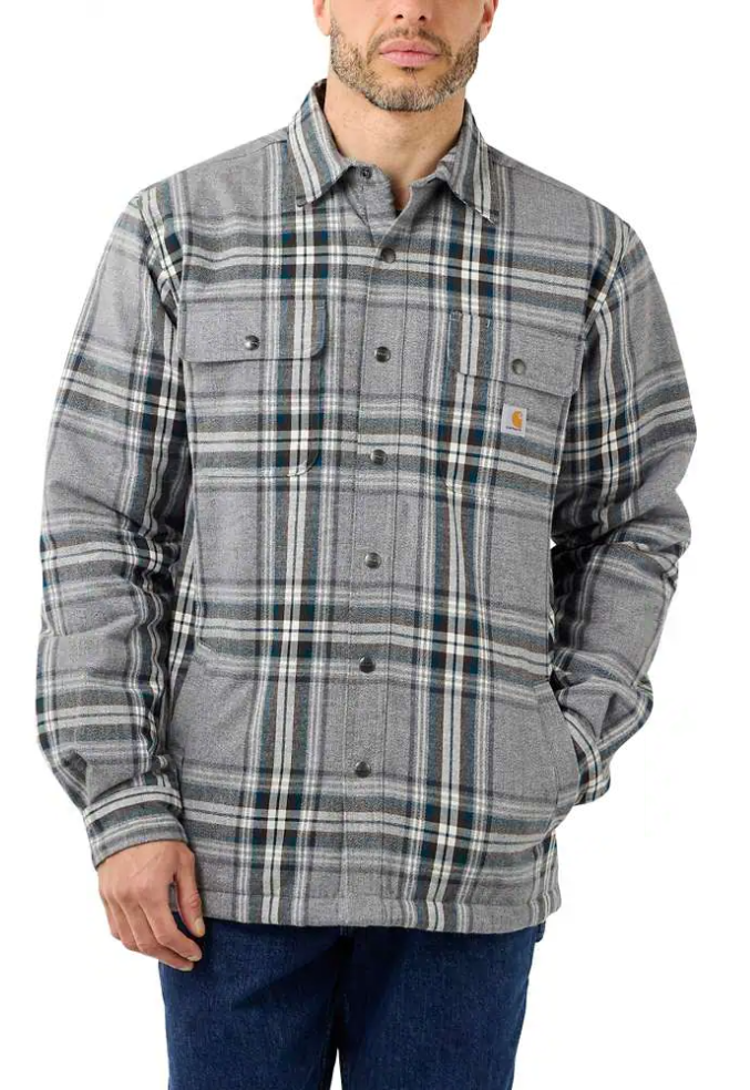 FLANNEL SHERPA LINED SHIRT JAC