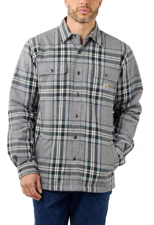 FLANNEL SHERPA LINED SHIRT JAC