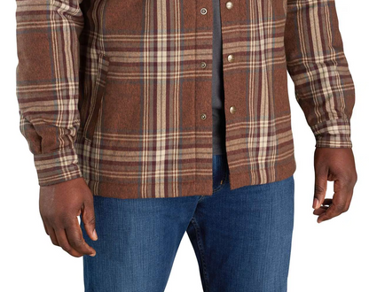 FLANNEL SHERPA LINED SHIRT JAC