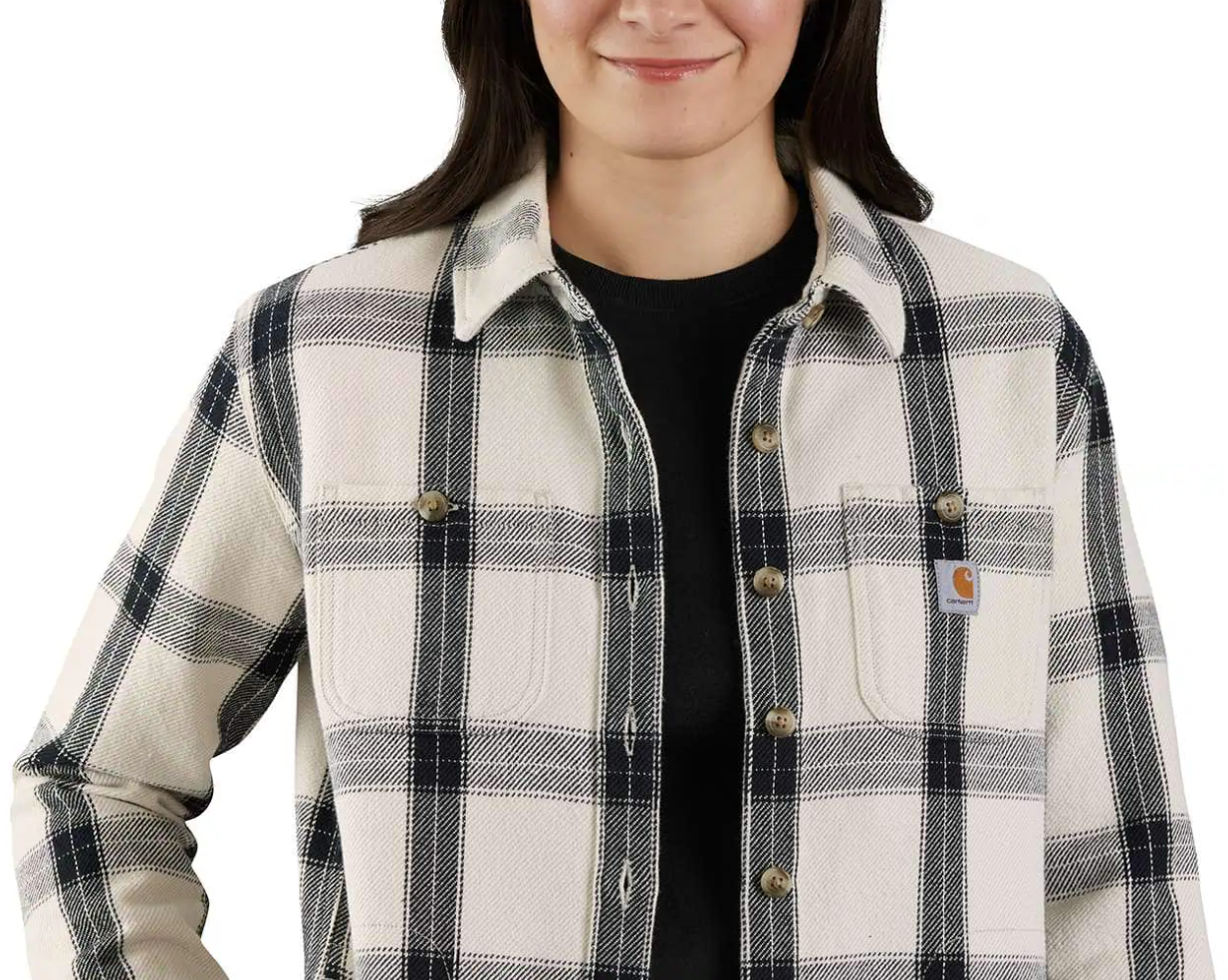 HEAVYWEIGHT TWILL L/S PLAID SHIRT