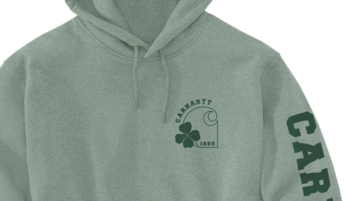 SHAMROCK HOODED SWEATSHIRT