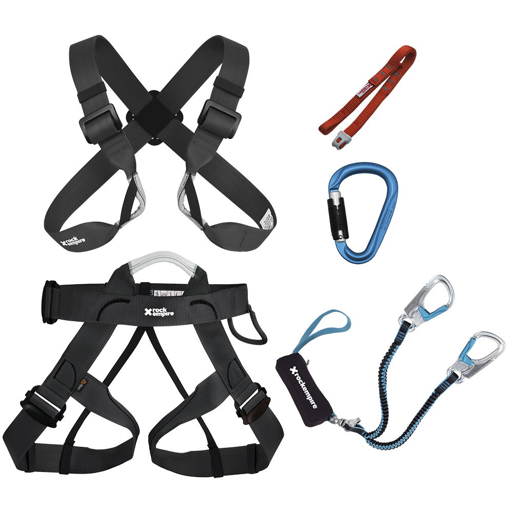 Kit Via Ferrata Rock Empire Ferrata Go Connect