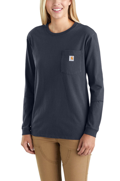 WK126 WORKW POCKET L/S T-SHIRT